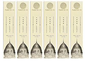Fluer de Vie Yoga Leaf Incense | 6 Packages | Each 15gms Packs - 90 GMS Total