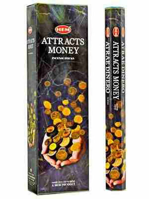 Hem Attract Money 16"L Jumbo Sticks - 10 Sticks (6 Packs Per Box)
