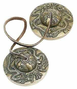 Dragon Tibetan Cymbal - 2.5"D