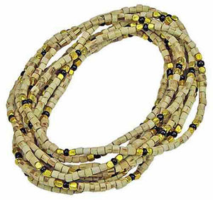 3MM Tulasi Wood Neck Beads - 16'L