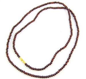 3mm Red Sandalwood Neck Beads - 32"L