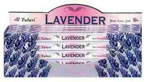 Tulasi Lavender Incense - 8 Sticks Pack (25 Packs Per Box)