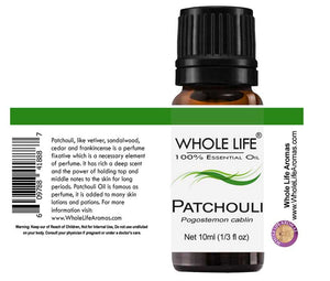 100% Pure Patchouli Essential Oil - Pogostemon cablin | 10ml