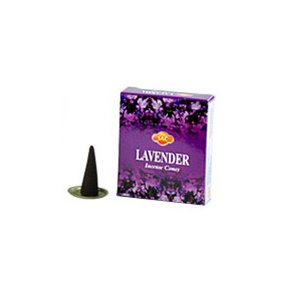 SAC Lavender Cones Incense - 4 Packs, 10 Cones per Pack