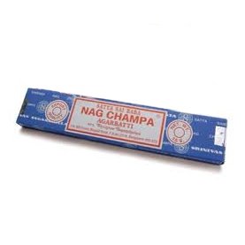 Satya Sai Baba Nag Champa Incense - 4 Packs, 15 Grams per Pack