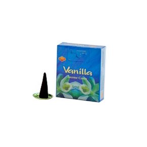 SAC Vanilla Cones Incense - 4 Packs, 10 Cones per Pack