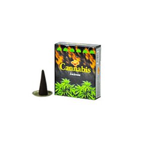Incense SAC Cannabis Cones 4 Packs, 10 Cones per Pack