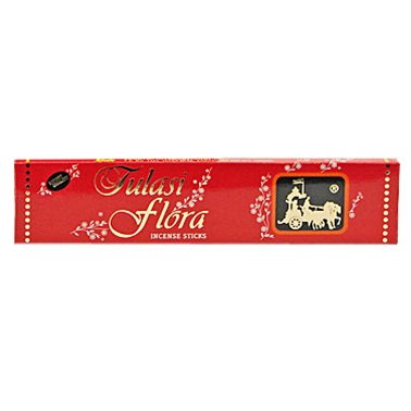 Tulasi Flora Premium Masala Incense - 4 Packs, 25 Grams Per Pack