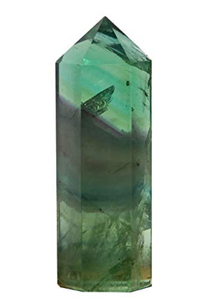 WHOLE LIFE Set of 4 Large Fluorite Points - Approx 3in / 76.2mm in Height