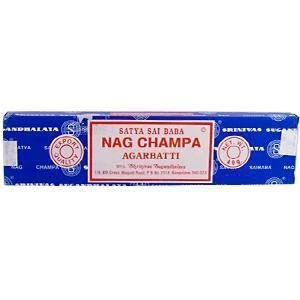 Satya Sai Baba Nag Champa Incense - 3 Packs, 40 Grams per Pack