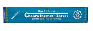 Kundalini - Om Ah Hum Chakra Incense Set with Chakra Bracelet | All 7 Chakras | 19 Sticks per Chakra | Bracelet has Real Semi Precious Stones Each Representing Each Chakra