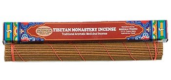 Tibetan Monastery Incense, 10.5" Length - 3 Packs, 40 Sticks per Pack