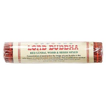 Incense Lord Buddha Tibetan, 6" Length - 3 Packs, 45 Sticks per Pack