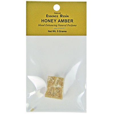 Honey Amber Essence Resin - 5 Gram Pack - Sold as a set of 3 Packs