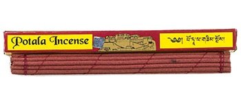 Incense Potala Tibetan, 10" Length - 3 Packs, 25 Sticks per Pack