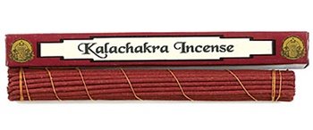 Kalachakra Tibetan Incense, 10" Length - 3 Packs, 40 Sticks Per Pack