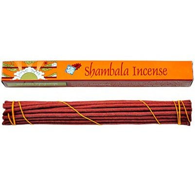 Shambala Traditional Tibetan Incense, 10" Length -3 Packs, 30 Sticks Per Pack