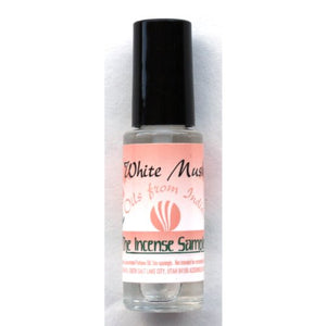 White Musk Oil - Oils from India - 9.5 ml - Each bottle has an applicator wand