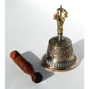 Incense Tibetan Bell - 6 - with Clanger & Gong