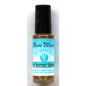 Rose Water Oil - Oils from India - 9.5 ml - Each bottle has an applicator wand