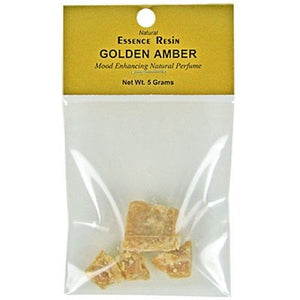 Golden Amber Essence Resin - 5 Gram Pack - Sold as a set of 3 Packs