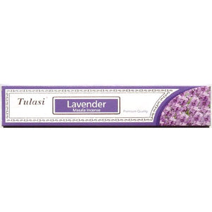 Lavender -Tulasi Premium Masalas - Sarathi - 15 stick box - Sets of 4 boxes