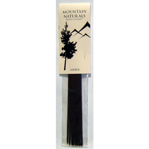 Incense Amber Resin Sticks Mountain Naturals - Package
