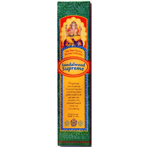 Incense Sandalwood Supreme - 30 Gram Box - Sold in Quantities of 4 Boxes
