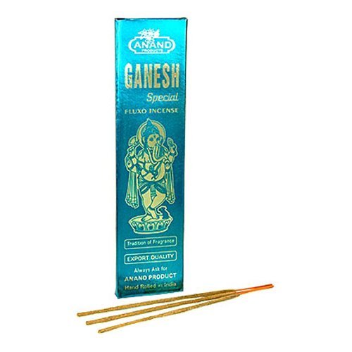 Ganesh Special Fluxo Incense - 5 Packs, 25 Grams per Pack
