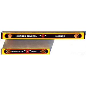 "New" Red Crystal Incense - 8" Box- Sold as set of 4