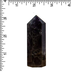 WHOLE LIFE Set of 4 Large Fluorite Points - Approx 3in / 76.2mm in Height