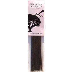 Incense Dragon's Blood Resin Sticks Mountain Naturals - Per Package