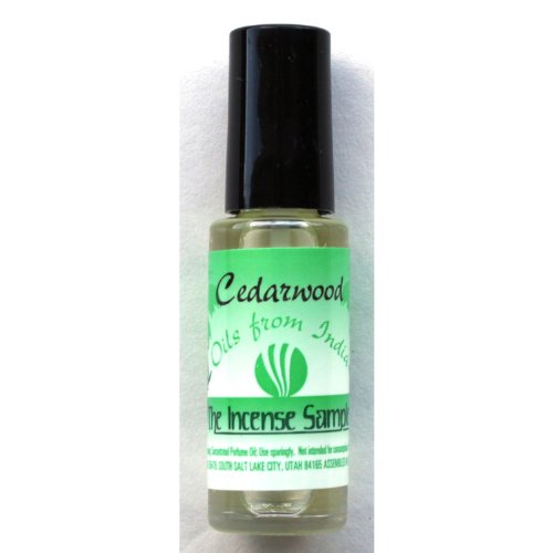 Cedarwood Oil - Oils from India - 9.5 ml - Each bottle has an applicator wand