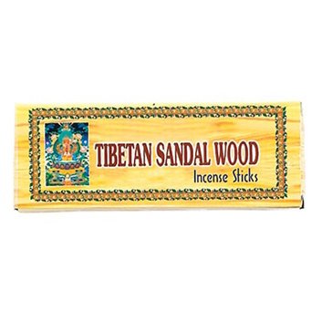 Tibetan Sandalwood Incense, 7.5" Length - 3 Packs, 40 Sticks Per Pack