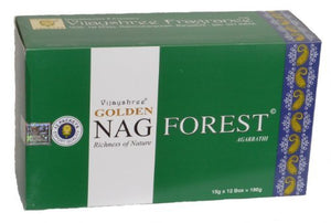 GOLDEN NAG FOREST Agarbathi Vijayshree - Box of Incense Sticks. 180 gms 15g X 12Box