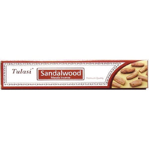 Sandalwood -Tulasi Premium Masalas - Sarathi - 15 stick box - Sets of 4 boxes