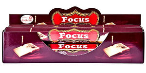 Tulasi Focus Incense - 6 Packs, 20 Sticks per Pack
