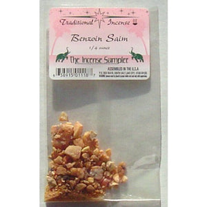 Benzoin Siam Incense Packaged in 3"x5" Bags - Sold in Quantities of 4 Packages