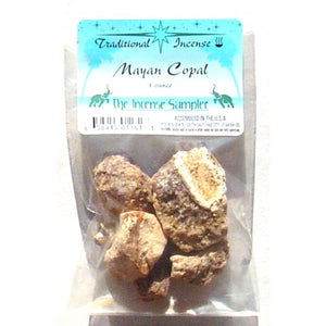 Mayan Copal Incense Packaged in 3"x5" Bags - Sold in Quantities of 4 Packages