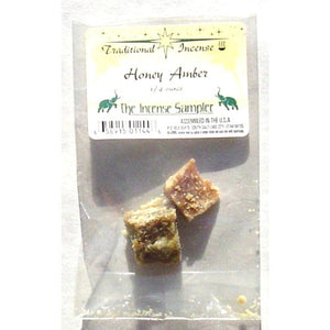 Honey Amber Incense - 1/4 oz. - Packaged in 3" X 5" Bags