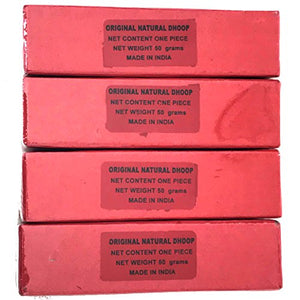 Meera Dhoop Special - 50 gram box - 4 thick logs - Sold in sets of 4 boxes