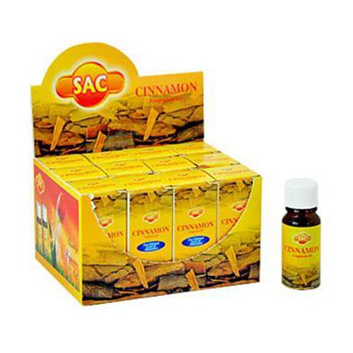 Sac Cinnamon Aroma Oil - 10ml (1/3 Fl. Oz), Set of 3