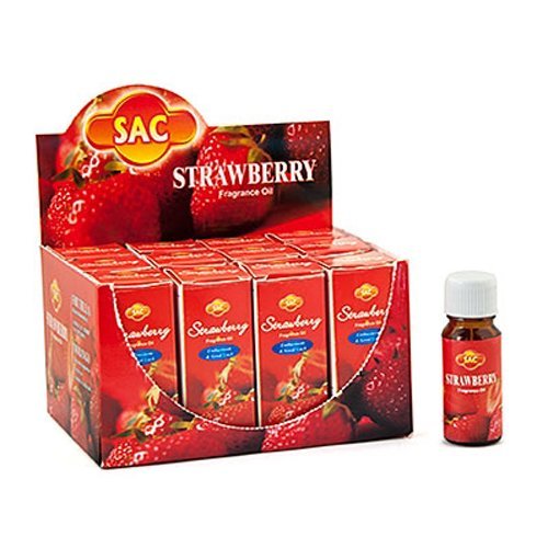 Sac Strawberry Aroma Oil - 10ml (1/3 Fl. Oz), Set of 3