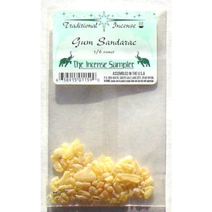 Gum Sandarac Incense Packaged in 3"x5" Bags - Sold in Quantities of 4 Packages