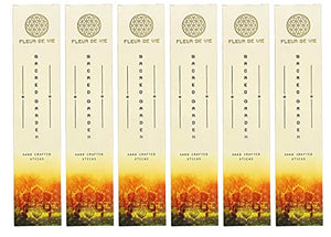 Fluer de Vie Sacred Garden Incense | 6 Packages | Each 15gms Packs - 90 GMS Total