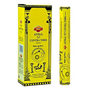 Sac Astral 7x7 Contra Todo Incense - 6 Packs, 20 Sticks per Pack