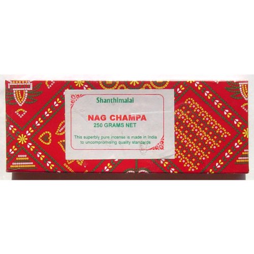 Incense Shanthimalai Nag Champa - 250 Gram Red Box Boxes