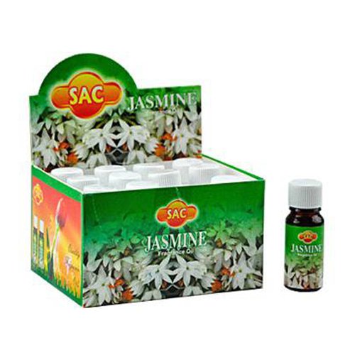 Sac Jasmine Aroma Oil - 10ml (1/3 Fl. Oz), Set of 3