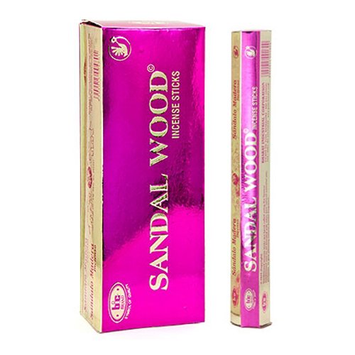 Bic Sandalwood Incense - 6 Packs, 20 Sticks per Pack