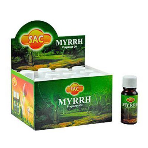 Sac Myrrh Aroma Oil - 10ml (1/3 Fl. Oz), Set of 3